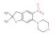 4-(2,2-dimethyl-5-nitro-2,3-dihydrobenzofuran-6-yl)morpholine
