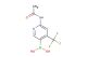 (6-acetamido-4-(trifluoromethyl)pyridin-3-yl)boronic acid