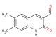 6,7-dimethyl-2-oxo-1,2-dihydroquinoline-3-carbaldehyde