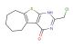 2-(chloromethyl)-6,7,8,9-tetrahydro-1H-cyclohepta[4,5]thieno[2,3-d]pyrimidin-4(5H)-one