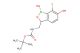 tert-butyl ((7-fluoro-1,6-dihydroxy-1,3-dihydrobenzo[c][1,2]oxaborol-3-yl)methyl)carbamate