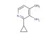2-cyclopropyl-4-methylpyridin-3-amine