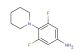 3,5-difluoro-4-(piperidin-1-yl)aniline