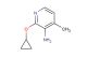 2-cyclopropoxy-4-methylpyridin-3-amine