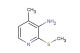 4-methyl-2-(methylthio)pyridin-3-amine