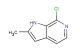7-chloro-2-methyl-1H-pyrrolo[2,3-c]pyridine
