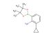 2-cyclopropyl-6-(4,4,5,5-tetramethyl-1,3,2-dioxaborolan-2-yl)aniline