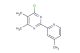 4-chloro-5,6-dimethyl-2-(4-methylpyridin-2-yl)pyrimidine