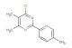 4-chloro-5,6-dimethyl-2-(5-methylpyridin-2-yl)pyrimidine