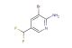 3-bromo-5-(difluoromethyl)pyridin-2-amine