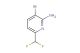 3-bromo-6-(difluoromethyl)pyridin-2-amine