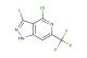 4-chloro-3-iodo-6-(trifluoromethyl)-1H-pyrazolo[4,3-c]pyridine