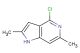 4-chloro-2,6-dimethyl-1H-pyrrolo[3,2-c]pyridine
