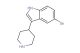 5-bromo-3-(piperidin-4-yl)-1H-indole