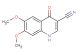 6,7-dimethoxy-4-oxo-1,4-dihydroquinoline-3-carbonitrile