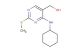 (4-(cyclohexylamino)-2-(methylthio)pyrimidin-5-yl)methanol