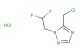 5-(chloromethyl)-1-(2,2-difluoroethyl)-1H-1,2,4-triazole hydrochloride