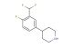 4-(3-(difluoromethyl)-4-fluorophenyl)piperidine