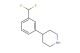 4-(3-(difluoromethyl)phenyl)piperidine