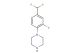 1-(4-(difluoromethyl)-2-fluorophenyl)piperazine