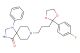 8-(3-(2-(4-fluorophenyl)-1,3-dioxolan-2-yl)propyl)-1-phenyl-1,3,8-triazaspiro[4.5]decan-4-one