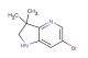 6-bromo-3,3-dimethyl-2,3-dihydro-1H-pyrrolo[3,2-b]pyridine