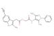 2-((3,5-dimethyl-1-phenyl-1H-pyrazol-4-yl)amino)-2-oxoethyl 2-(5-ethynyl-2-methyl-1H-indol-3-yl)acetate
