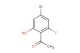 1-(4-bromo-2-fluoro-6-hydroxyphenyl)ethanone