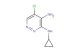 5-chloro-N3-cyclopropylpyridazine-3,4-diamine