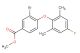 methyl 3-bromo-4-(4-fluoro-2,6-dimethylphenoxy)benzoate