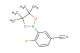 4-fluoro-3-(4,4,5,5-tetramethyl-1,3,2-dioxaborolan-2-yl)benzonitrile