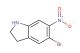 5-bromo-6-nitroindoline