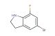 5-bromo-7-fluoroindoline