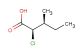 (2R,3S)-2-chloro-3-methylpentanoic acid
