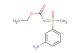 ethyl ((3-aminophenyl)(methyl)(oxo)-l6-sulfanylidene)carbamate