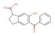 5-benzoyl-6-hydroxy-2,3-dihydro-1H-indene-1-carboxylic acid