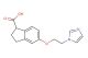 5-(2-(1H-imidazol-1-yl)ethoxy)-2,3-dihydro-1H-indene-1-carboxylic acid