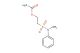 2-(N-methyl-N-phenylsulfamoyl)ethyl acetate