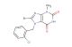 8-bromo-7-(2-chlorobenzyl)-3-methyl-1H-purine-2,6(3H,7H)-dione