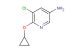 5-chloro-6-cyclopropoxypyridin-3-amine