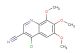 4-chloro-6,7,8-trimethoxyquinoline-3-carbonitrile