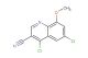 4,6-dichloro-8-methoxyquinoline-3-carbonitrile