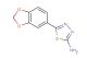 5-(benzo[d][1,3]dioxol-5-yl)-1,3,4-thiadiazol-2-amine