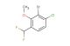 2-bromo-1-chloro-4-(difluoromethyl)-3-methoxybenzene