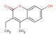 3-ethyl-7-hydroxy-4-methyl-2H-chromen-2-one