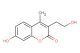 7-hydroxy-3-(2-hydroxyethyl)-4-methyl-2H-chromen-2-one