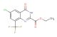 ethyl 6-chloro-4-oxo-8-(trifluoromethyl)-3,4-dihydroquinazoline-2-carboxylate
