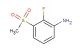 2-fluoro-3-(methylsulfonyl)aniline
