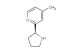 (S)-4-methyl-2-(pyrrolidin-2-yl)pyridine