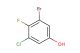 3-bromo-5-chloro-4-fluorophenol